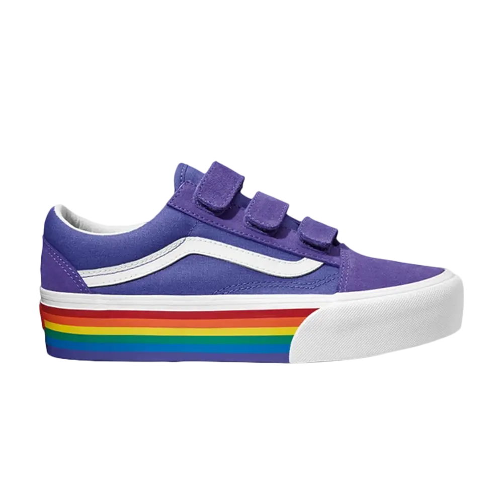 

Кроссовки Old Skool V Platform Vans, фиолетовый