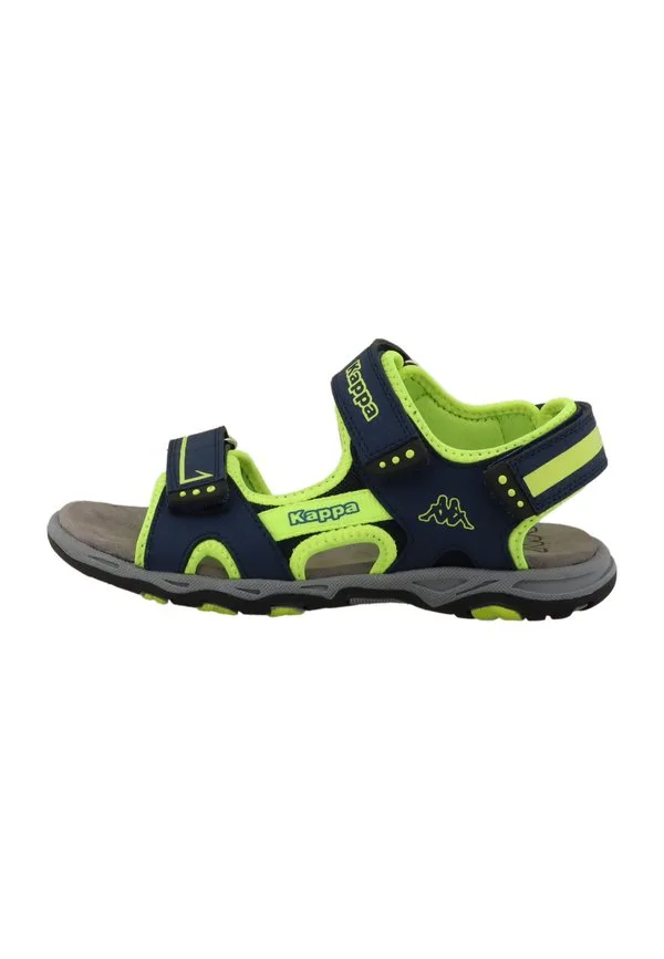 Сандалии для ходьбы темно-синего цвета Kappa, Navy-Lime