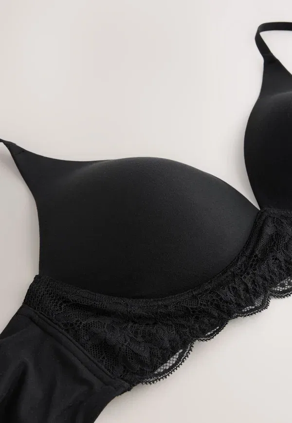 Топ Forever comfort light lounge triangle bra Next, черный — фото 3