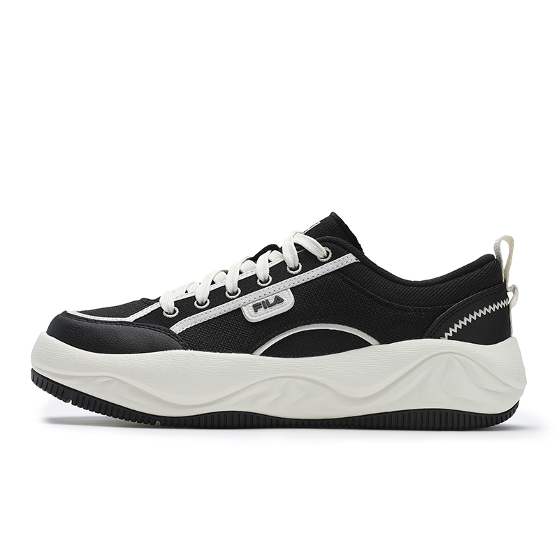 

FILA Кроссовки COOKIES устойчивые к истиранию, дышащие, легкие, низкие, мужские черно-белые - черный/молочный белый + 1 пара носков (случайный цвет)