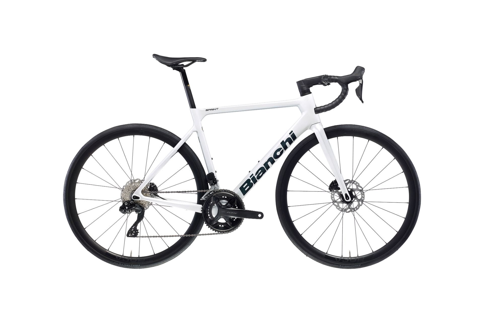 

Шоссейный велосипед Bianchi Sprint icr - 105 di2 - vr30 - 28 дюймов - diamant - 2026, weiß | sk - white / copper full glossy