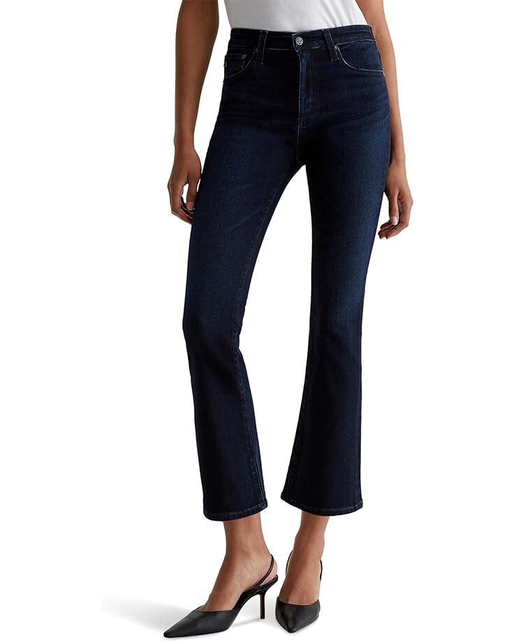 

Джинсы AG Jeans Farrah Mid Rise Crop Boot Jeans in 3 Years Berlin, цвет 3 Years Berlin