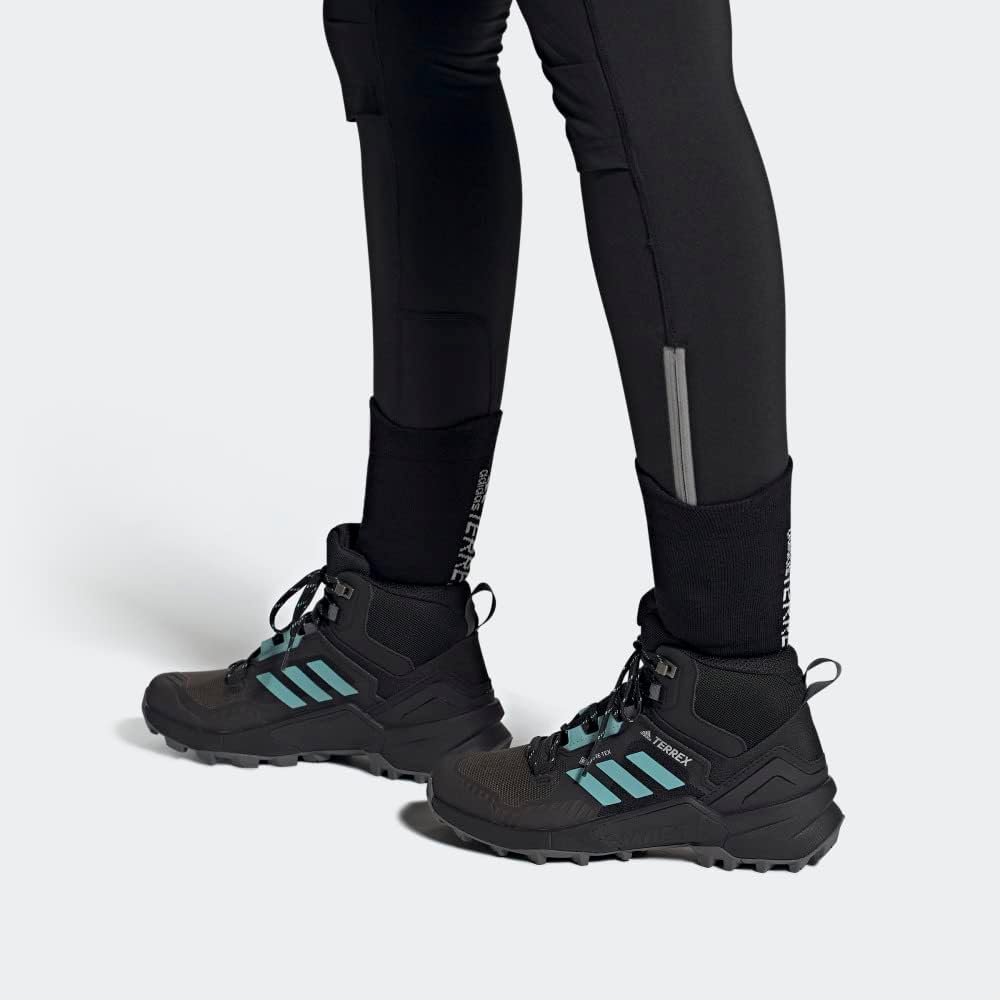 Мужские кроссовки Adidas Terrex Swift R3, черный/серый/мятный/темно-серый — фото 3