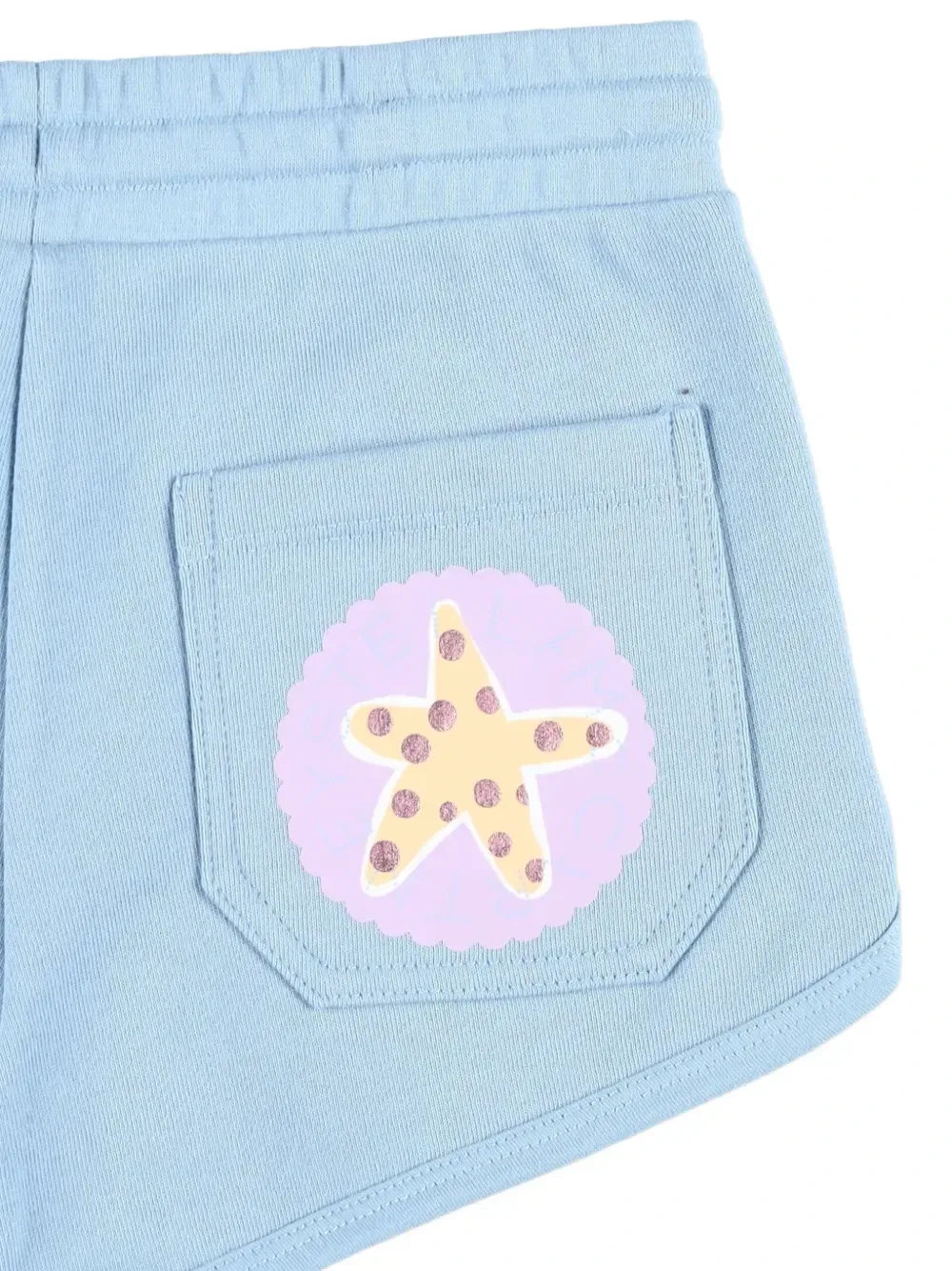 Шорты с кулиской и принтом Stella McCartney Kids, синий — фото 3