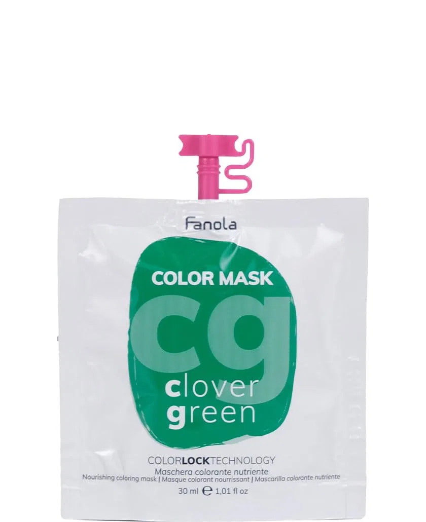 Питательная маска для волос Fanola Color Mask Clover Green 30 мл Fanola
