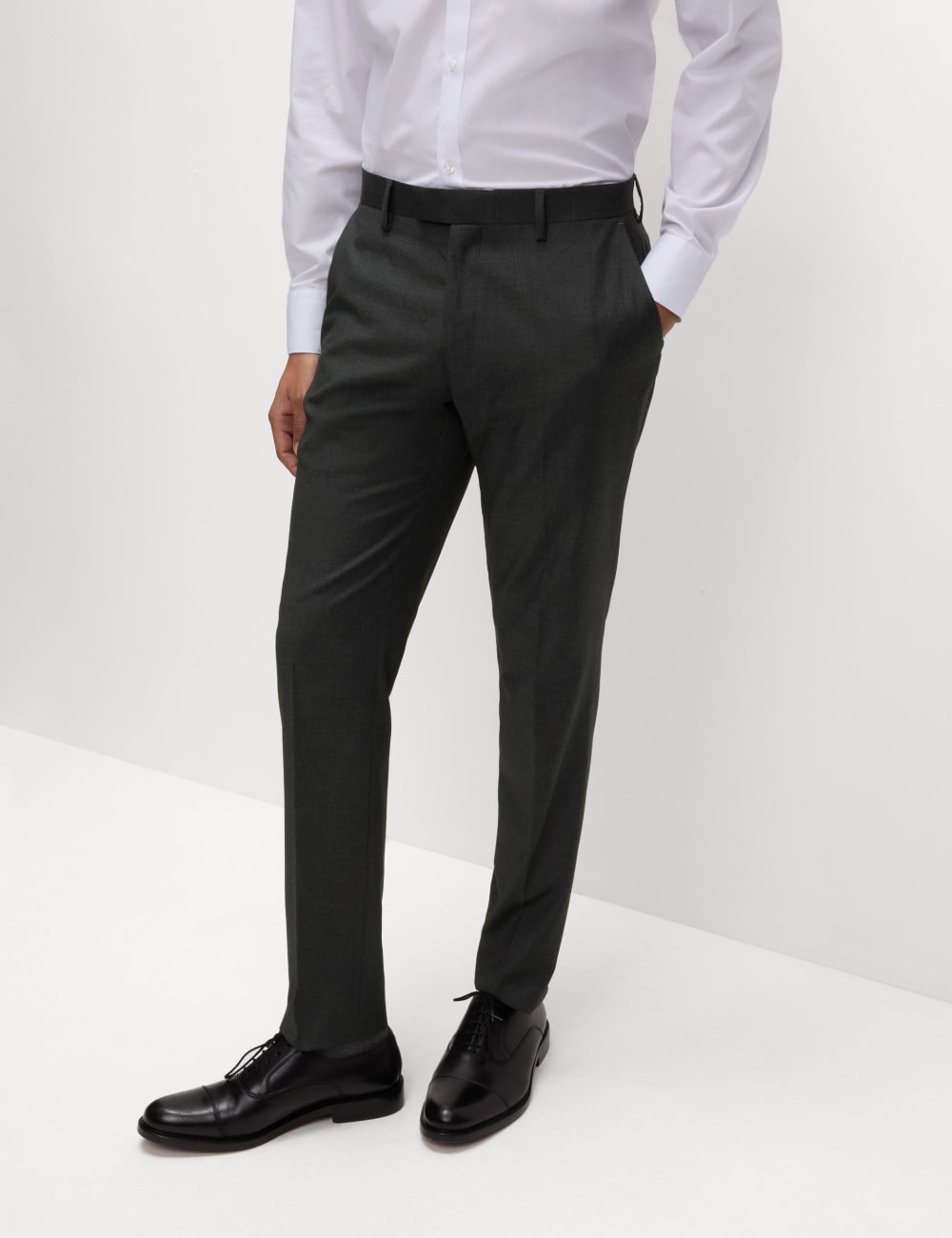 

Узкие эластичные брюки-костюмы Marks & Spencer, угольный