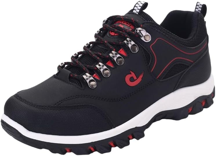 

Мужские низкие кроссовки для комфортного повседневного и походного ношения, большой размер, мягкая и приятная к коже внутренняя отделка, противоскользящие, подходят для использования на открытом воздухе Clolinde, черный