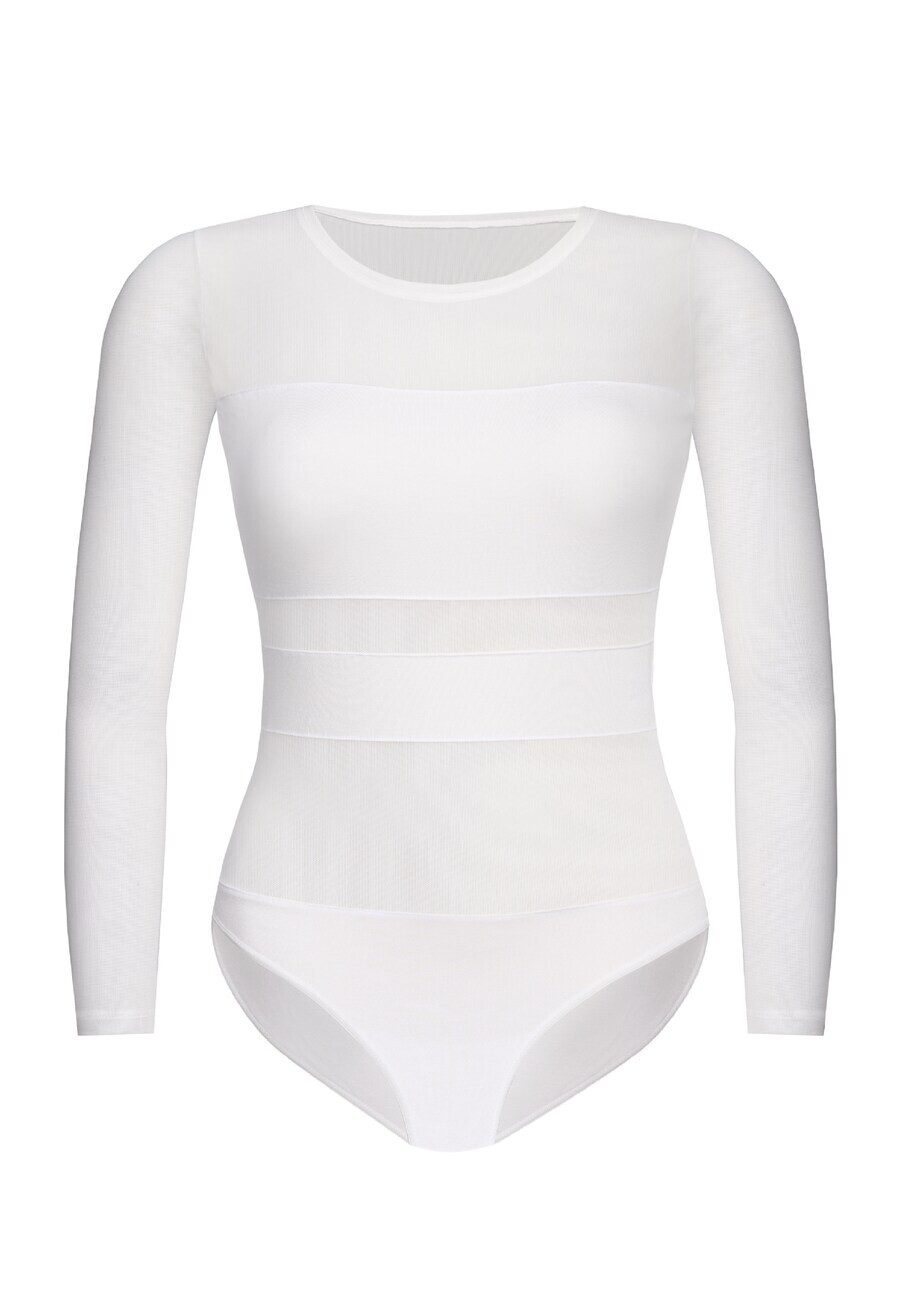 

Классический топ TEYLI Shirt Bodysuit, белый