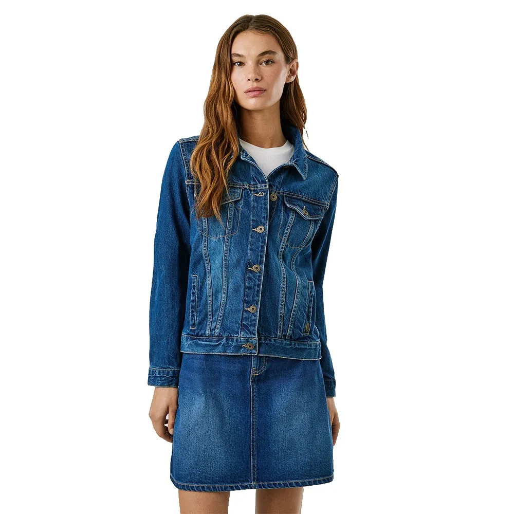 

Куртка Pepe Jeans Regular denim, синий