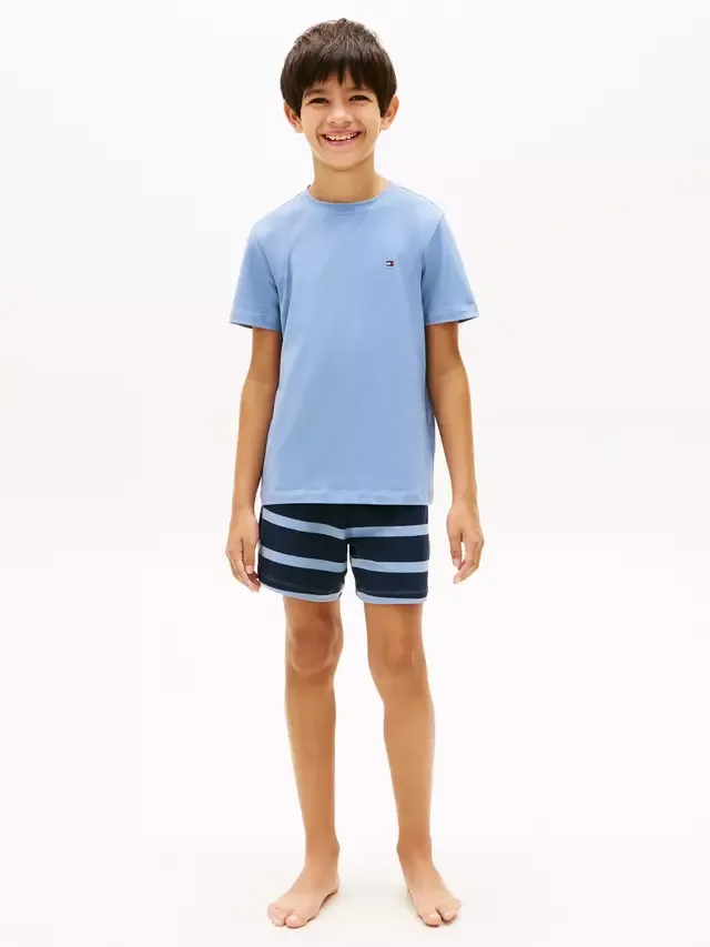 Детский пижамный комплект с коротким рукавом, разноцветный Tommy Hilfiger