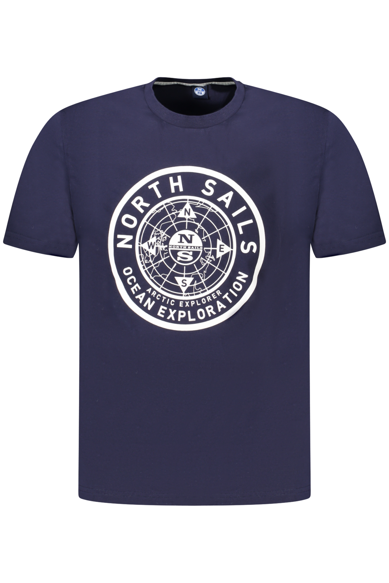 

Футболка мужская North Sails хлопковая с фирменным принтом, синий