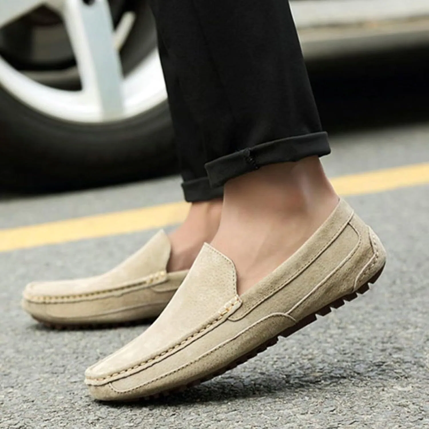 Лоферы Moccasin SywzX&xfybz Penny Loafers, хаки — фото 2