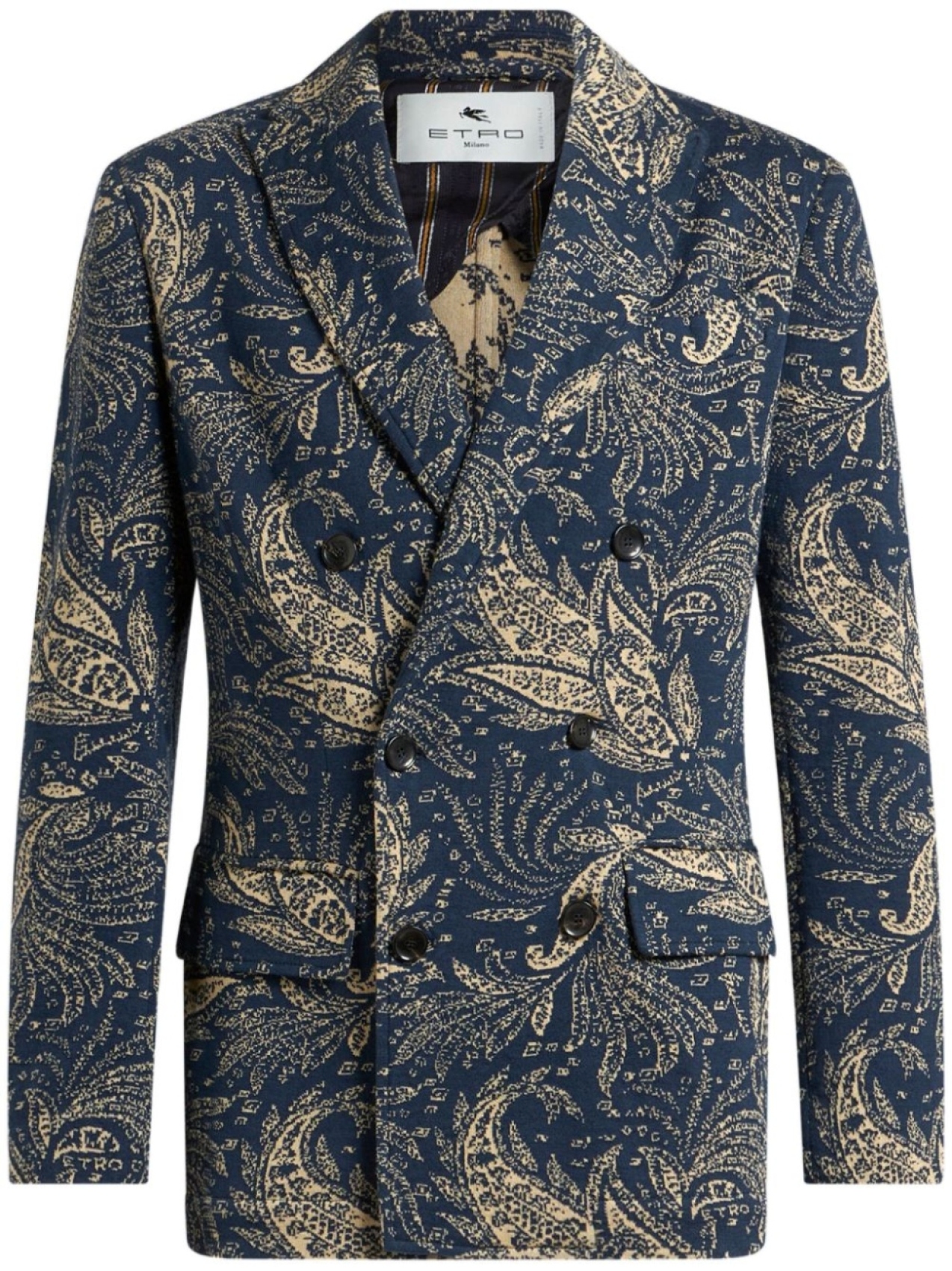 

ETRO трикотажный пиджак, синий