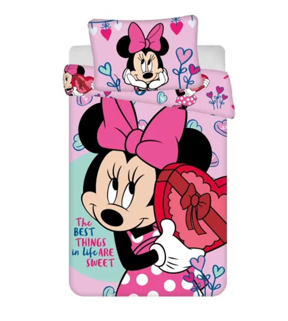 

Пододеяльник Disney Minnie Mouse для малышей Sweet - 100 x 135 см - хлопок - розовый Javoli