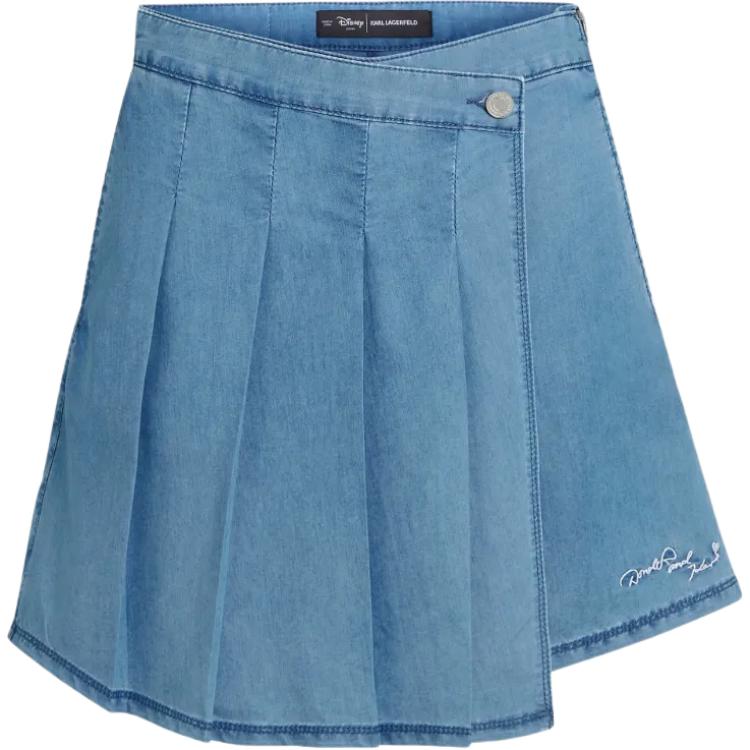 

Юбка-шорты Karl Lagerfeld X Disney плиссированная деним KARL LAGERFELD / Karl Lagerfeld Jeans, синий