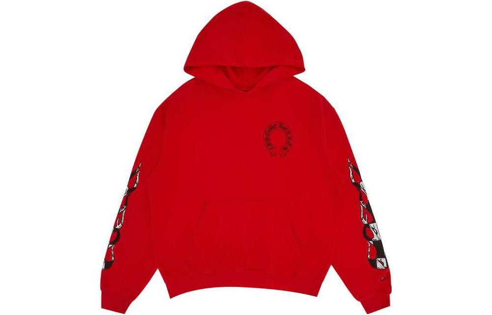 

Толстовка мужская красная Chrome Hearts, красный