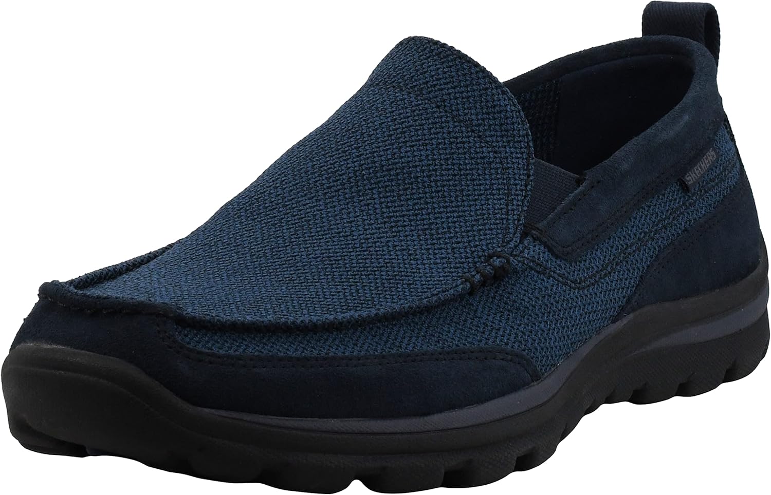 

Мужские лоферы Skechers Superior Milford, черный/синий/темно-синий