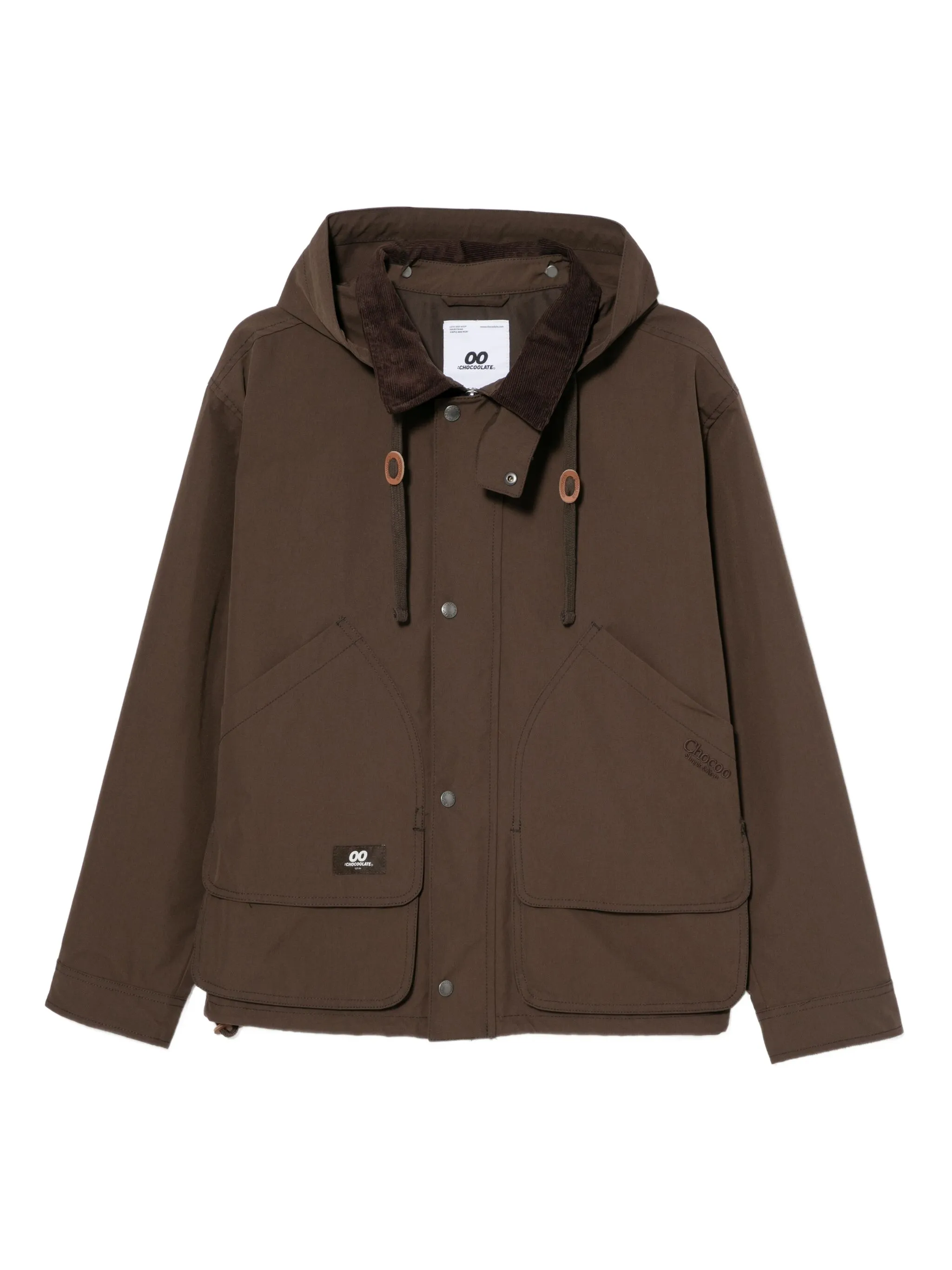 

Куртка со съемным капюшоном Chocoolate, темно-коричневый