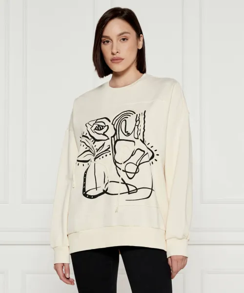

Толстовка Oversize fit Desigual, бежевый