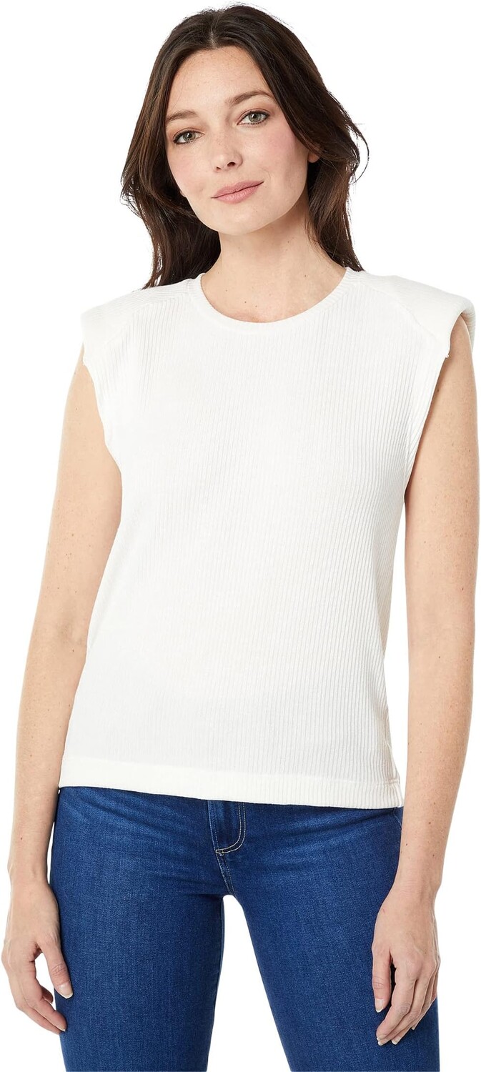 

Футболка LAmade Serene Padded Muscle Tee in Autumn Rib, цвет Soft White