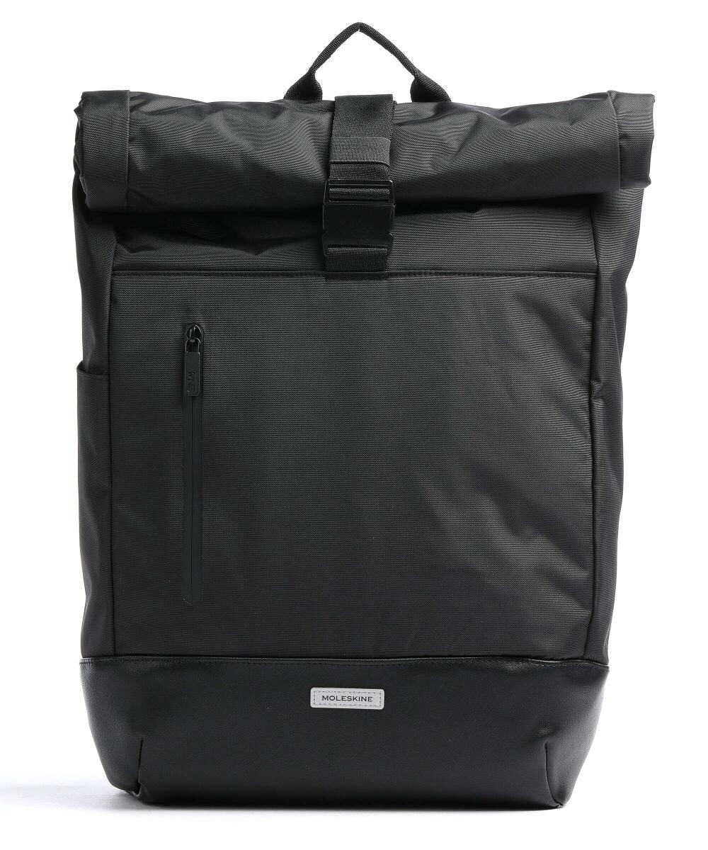 

Рюкзак Metro Collection Rolltop 15 дюймов из полиэстера Moleskine, черный