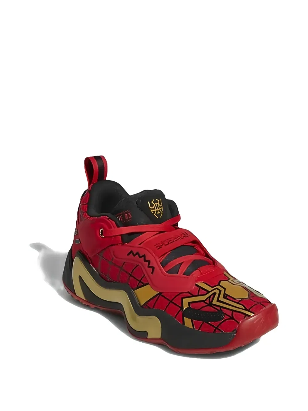 Кроссовки в стиле Marvel Adidas Kids, красный — фото 2