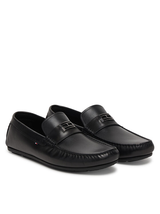 Мокасины Hardware Hilfiger Driver Shoe FM0FM05838 Tommy Hilfiger, черный — фото 2