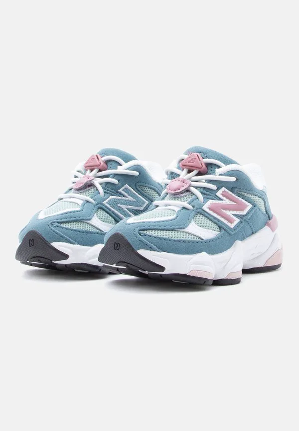 9060 детские туфли унисекс New Balance, Salt Water/Rosewood — фото 2