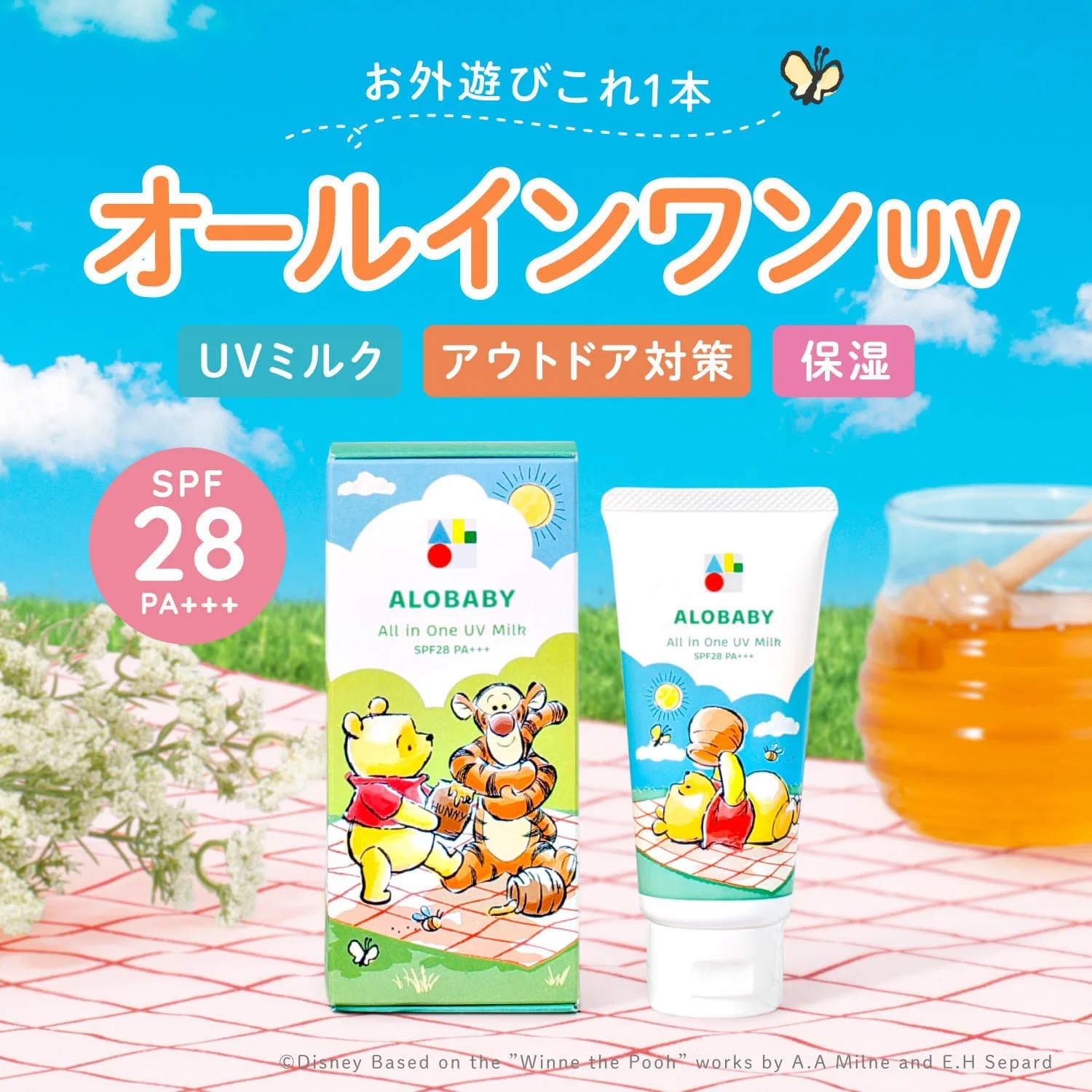 Детский солнцезащитный лосьон ALOBABY с алоэ, SPF 28, 1 шт — фото 4