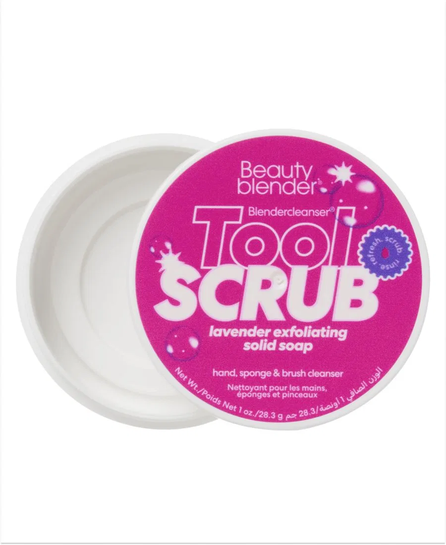 Твердое отшелушивающее мыло Blendercleanser Tool Scrub с лавандой, 28 г Beautyblender — фото 3