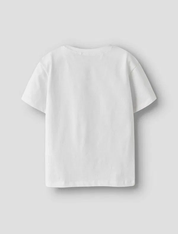 Футболка с принтом "швы" Name It, Bright White — фото 4