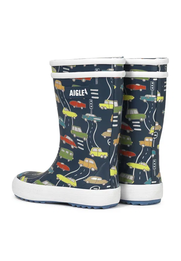 Резиновые сапоги Lolly pop play wellies Aigle, темно-синий — фото 3