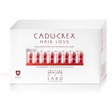 

Cadu Crex Hair Loss Treatment Man 20 флаконов по 3,5 мл - Начальное выпадение волос Fotopharmacy