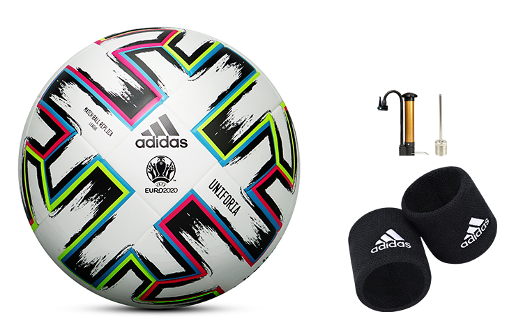 

Adidas Размер 5 мяч Soccer PU бесшовный термосварной Unisex белый черный