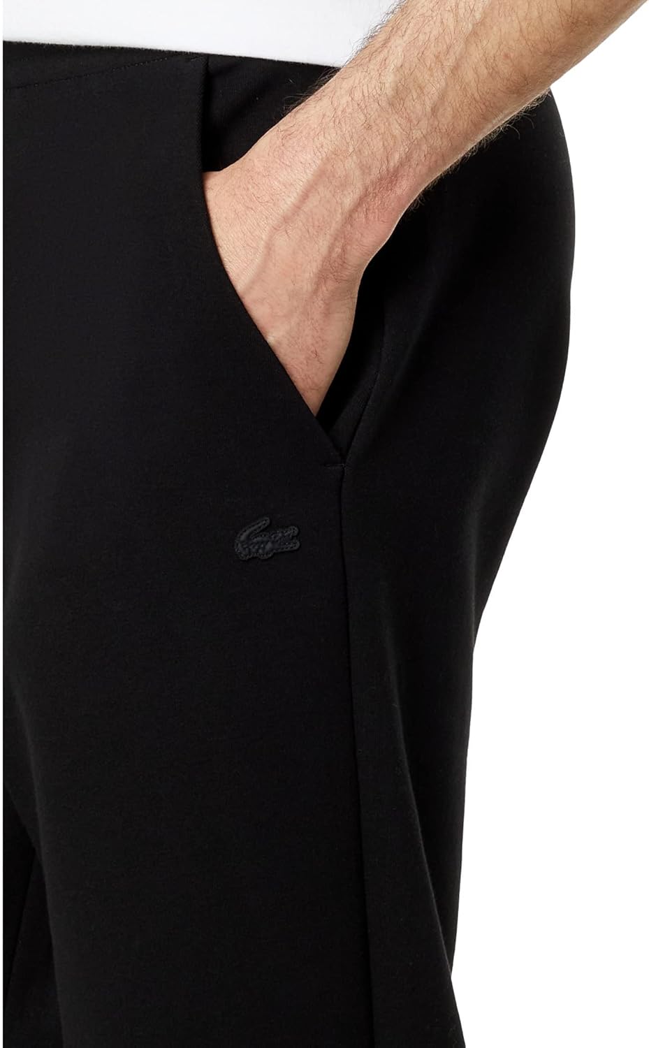 Мужские активные узкие спортивные брюки Lacoste, Black Solid — фото 3