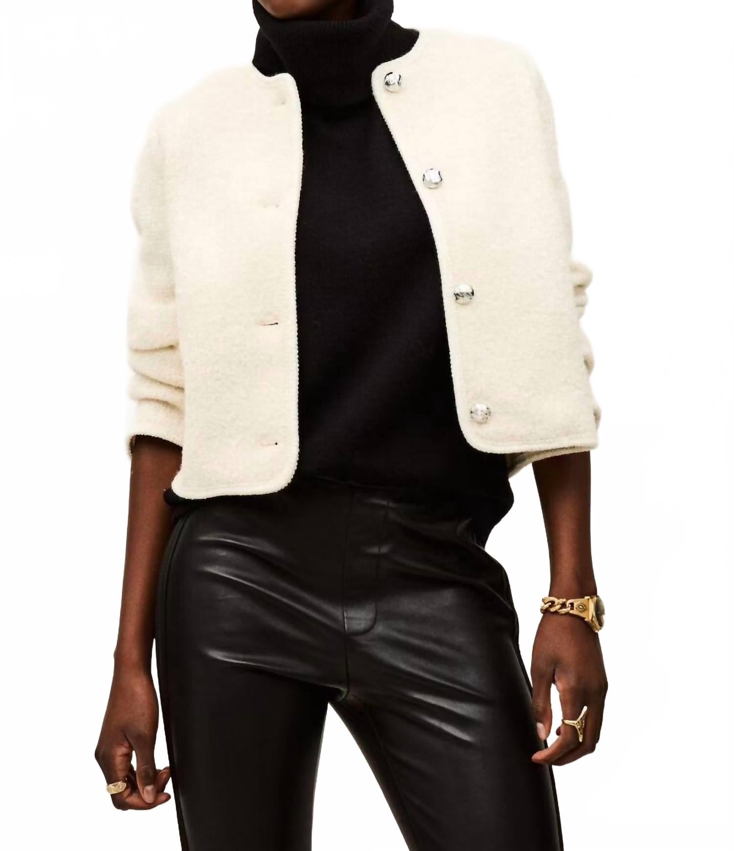 

Ba&sh Короткая куртка Ceredith бежевого цвета