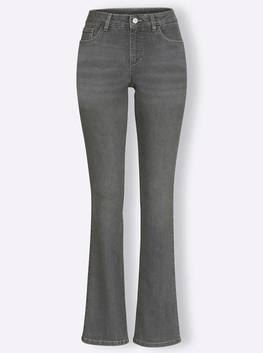 

Джинсы Classic Basics bootcut (1 шт.), серый