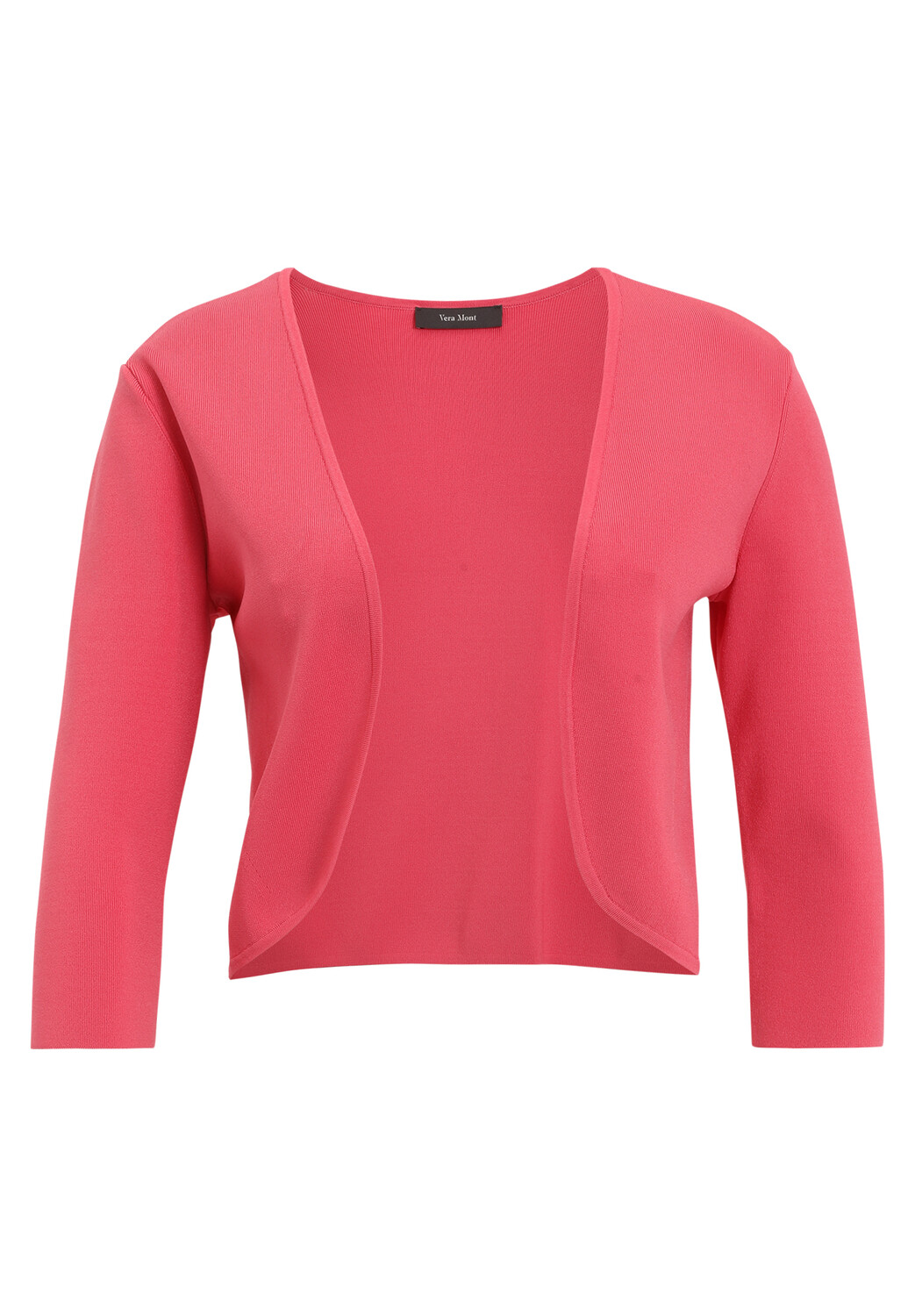 

Кардиган Vera Mont Strickbolero mit Strickdetails, розовый