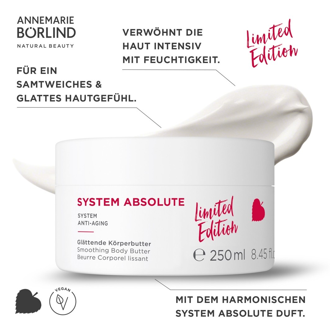 Масло для тела system absolute smoothing body butter Annemarie Boerlind, объем 250 мл — фото 3