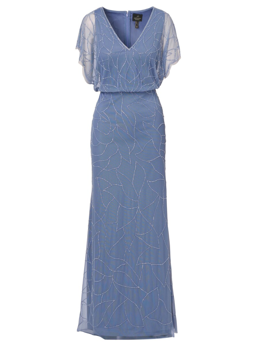 

Вечернее платье Adrianna Papell Beaded Blouson Long Dress, синий