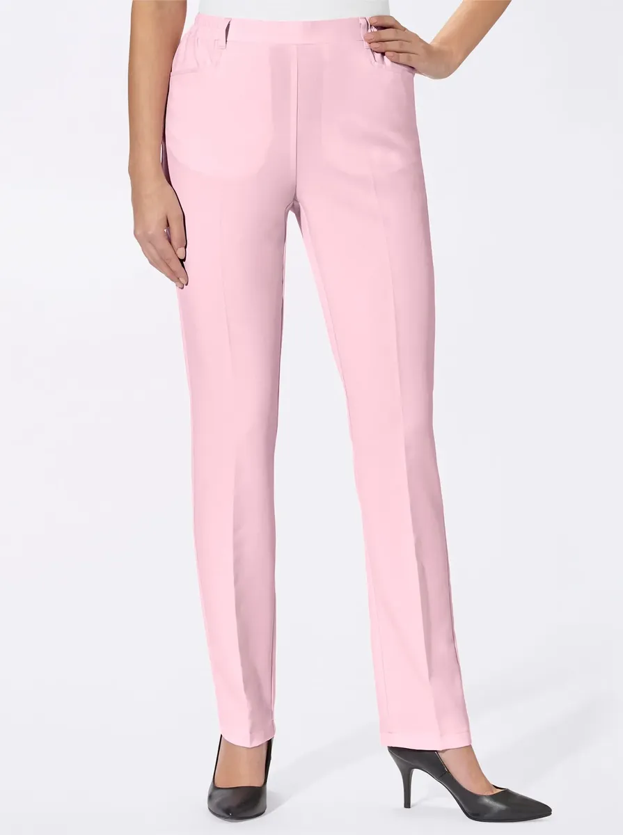 

Брюки Classic Basics со складками, цвет Rose