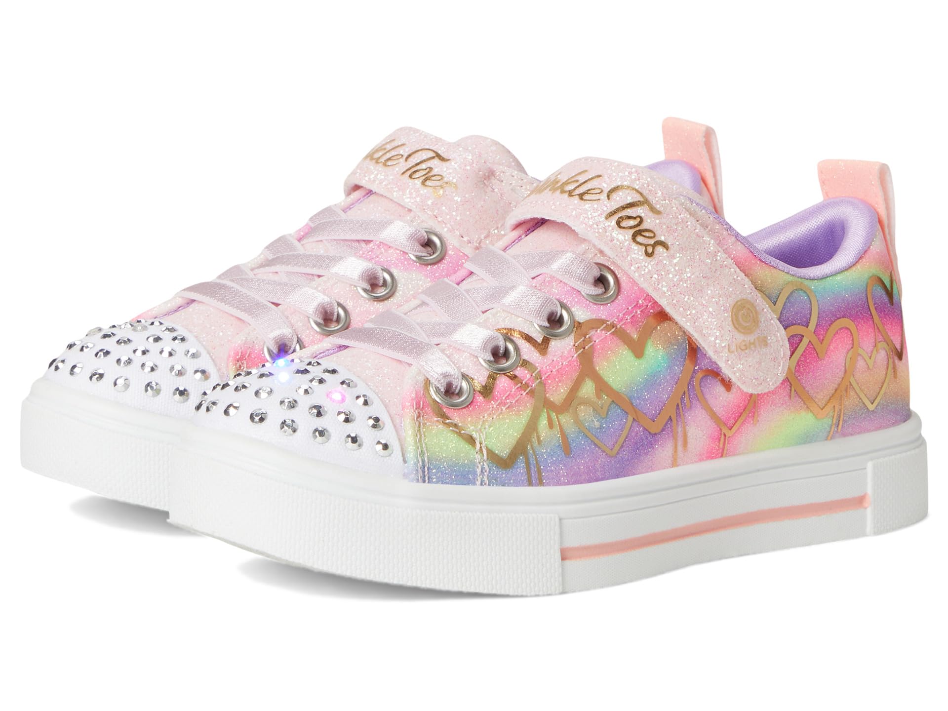 

Кроссовки SKECHERS KIDS Twinkle Sparks - Ombre Love 314823L, Light Pink/Multi