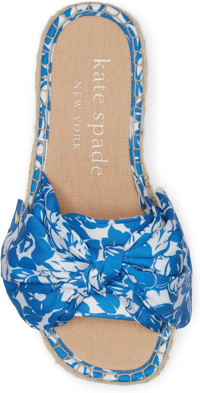 Сандалии Kate Spade New York Lucie Tropical Foliage Espadrille, цвет Riverside Blue — фото 2