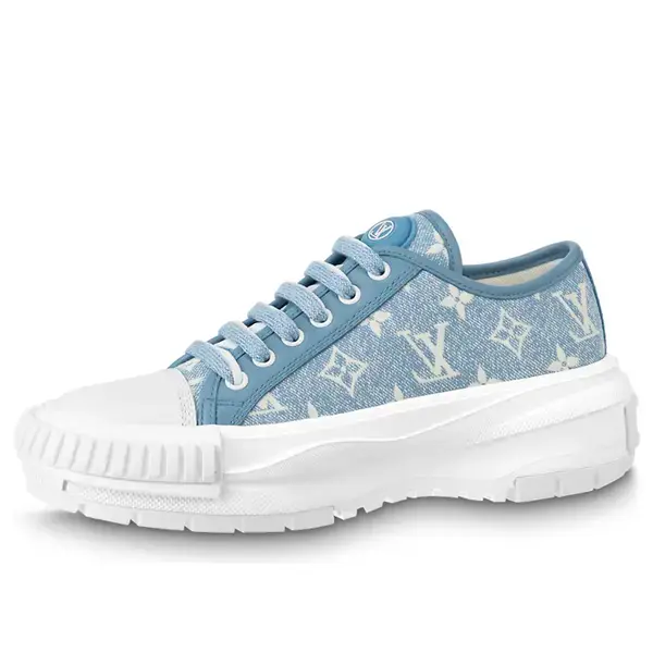 Кроссовки squad sneakers 'blue monogram' Louis Vuitton, синий