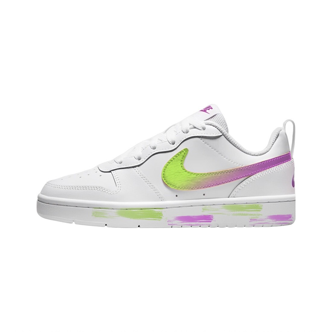 

Кроссовки Nike Court Borough Skateboarding Shoes Women's Low-top Pink/green/white, цвет Pink Moon/Nori/Magnet