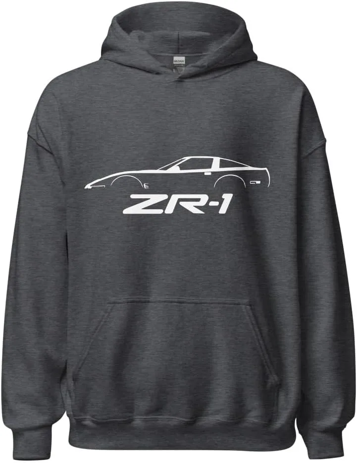 

Толстовка C4 Sports Car ZR1 с силуэтом для владельцев и водителей Corvette четвертого поколения, черная JG Infinite