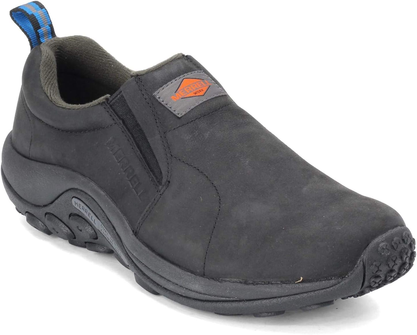 Мужские кожаные слипоны Merrell Jungle Moc, противоскользящие, черный — фото 2