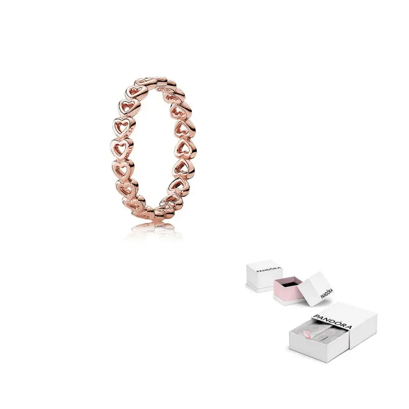 

Pandora Кольцо из медно-серебряного сплава для женщин Rose Gold