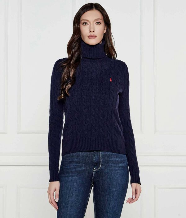 

Водолазка женская Polo Ralph Lauren из шерсти, синий