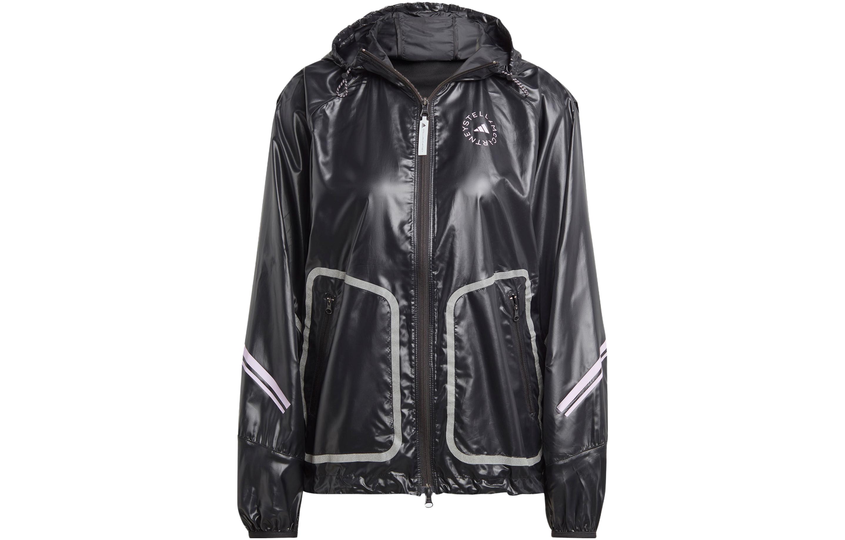 Футболка Stella McCartney Adidas черно-белая — фото 2
